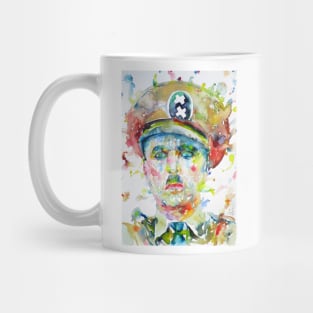 CHARLIE CHAPLIN watercolor portrait .12 Mug